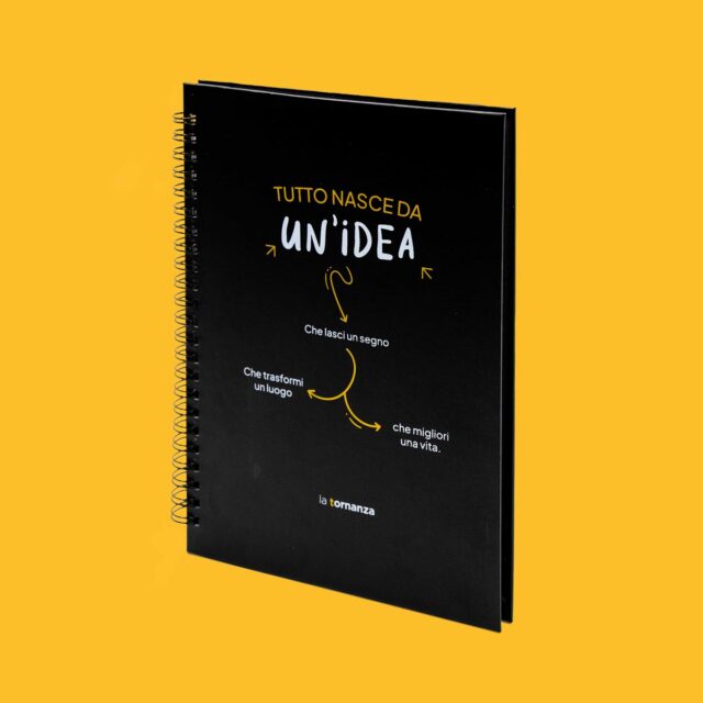 Block Notes TUTTO NASCE DA UN’IDEA